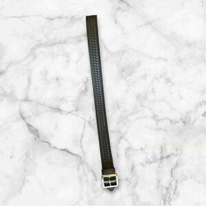 NWT Jay-Pee Black Genuine Top Break Bridle Cowhide Belt